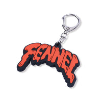 FENNEL DRIP LOGO　RUBBER KEY HOLDER (RED)
