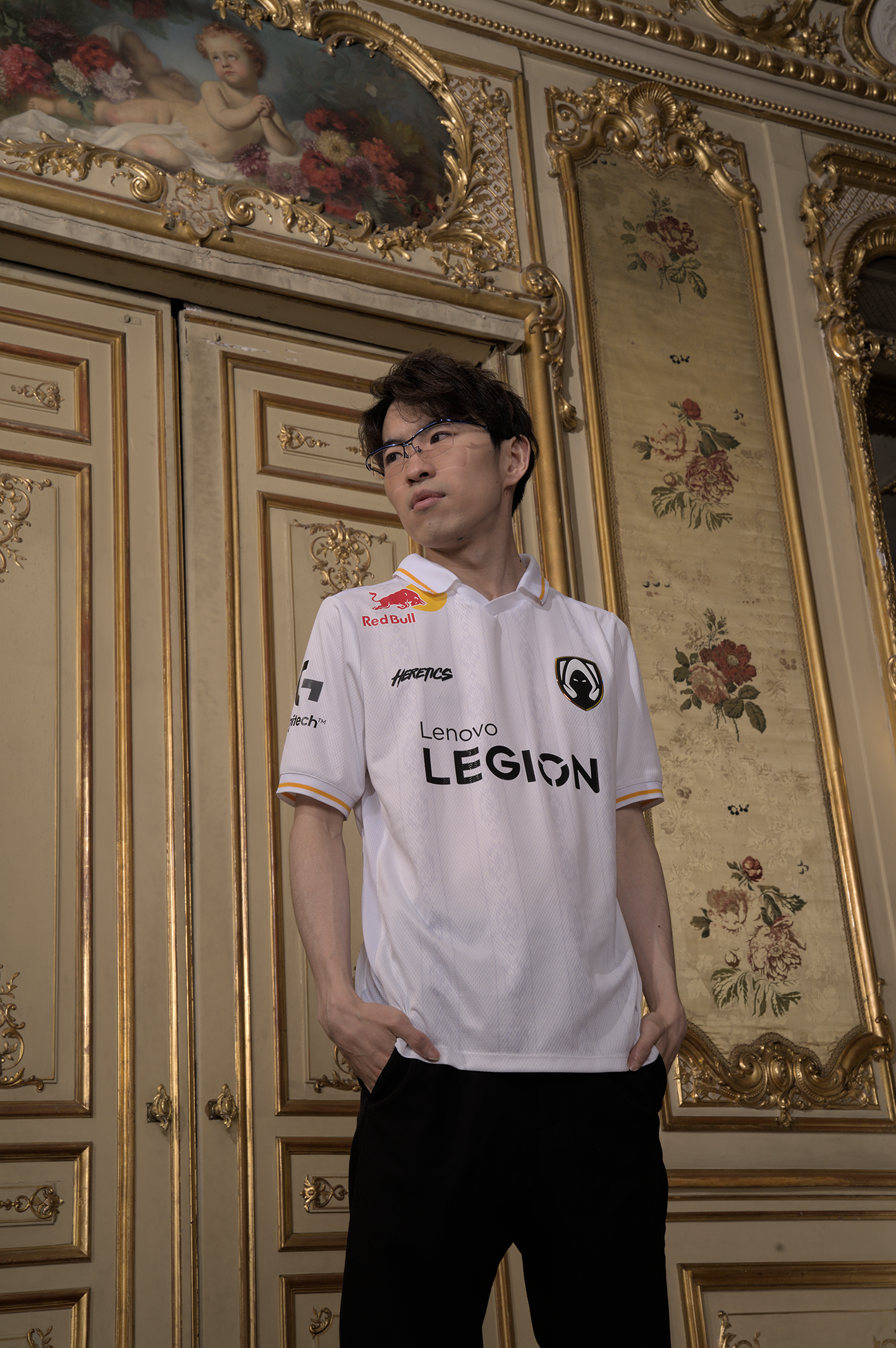 Team Heretics Official Uniform Jersey White-Summer Edition