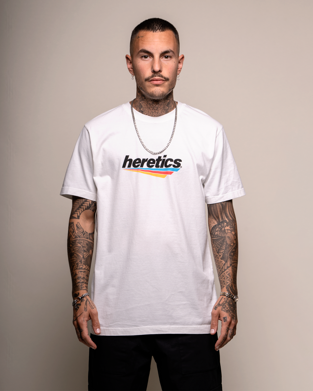 Team Heretics Spring 2023 Lightweight White T-Shirt