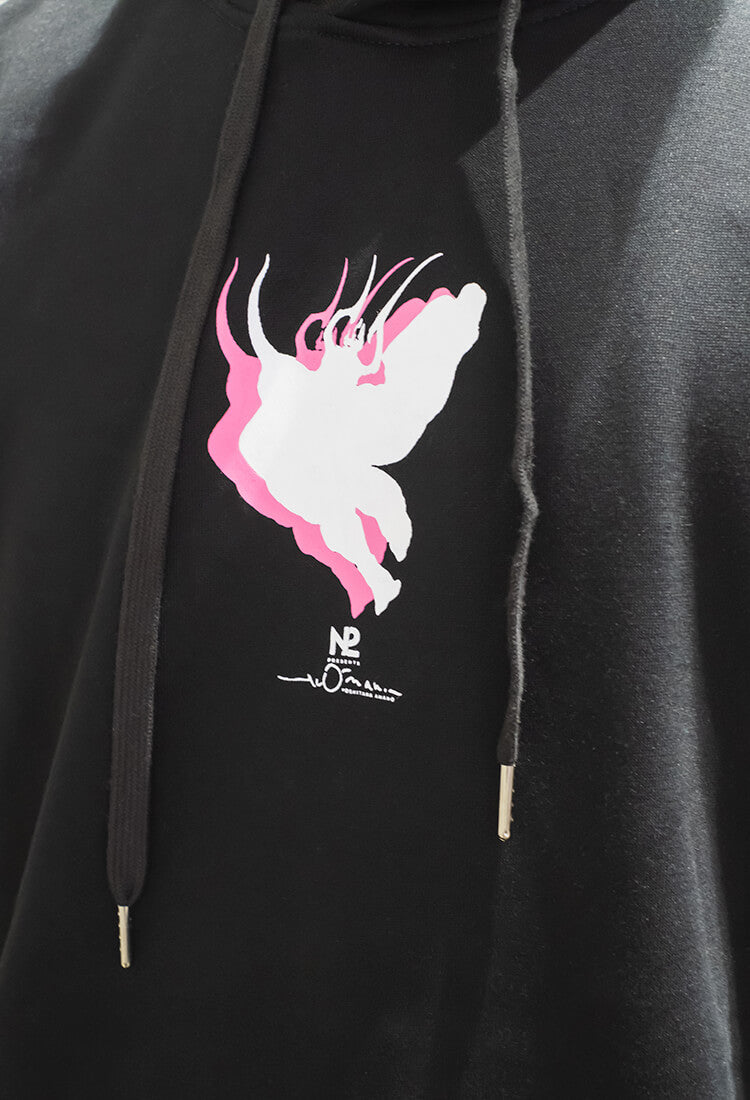 [N2 x Yoshitaka Amano] Nightmare Hoodie (Black)
