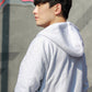 2022 T1 Melange Gray Zip-Up Hoodie